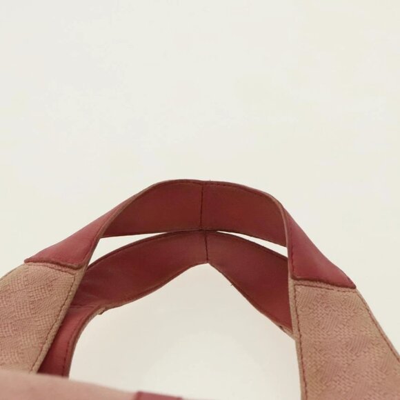 BOTTEGA VENETA Hand Bag Canvas Pink Auth 94232 - Picture 9 of 14